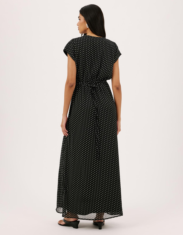 Atmos&Here - Amelia Extended Sleeve Maxi Printed Dress