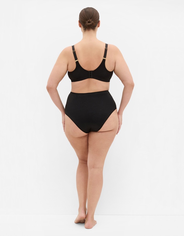 City Chic - Plus size Luxe Microfibre Wireless Bra - black