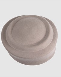 Max Alexander - Felt Grey Pillbox Hat