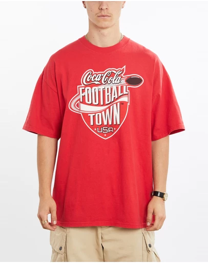 Vintage by The Real Deal - Pre Loved - Vintage 90s Coca Cola NFL Atlanta Falcons Tee