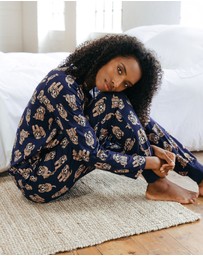 Chelsea Peers - Cockapoo Print Long Pyjama Set