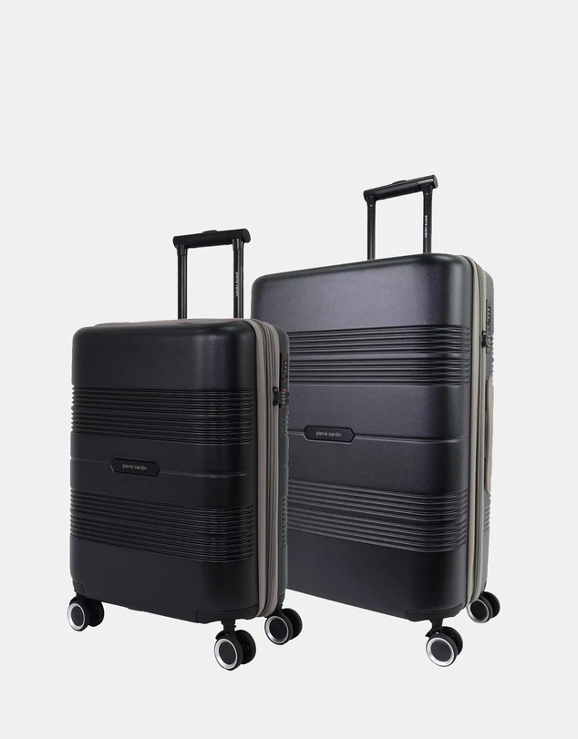 Pierre Cardin - Pierre Cardin Impact Hard Shell Medium and Cabin Bundle 2-Piece Set