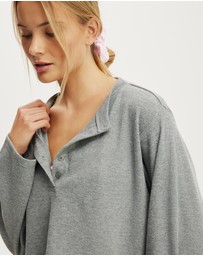 Cotton On Body - Super Soft Waffle Henley Top