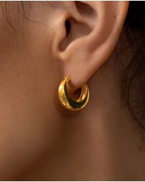 SAINT VALENTINE - Positano Hoops - Gold