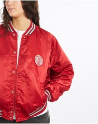 Vintage by The Real Deal - Pre Loved - Vintage 90s Ohio State University Satin Bomber Jacket