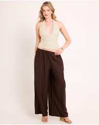 Alice In The Eve - Ava Slinky Plunge Top