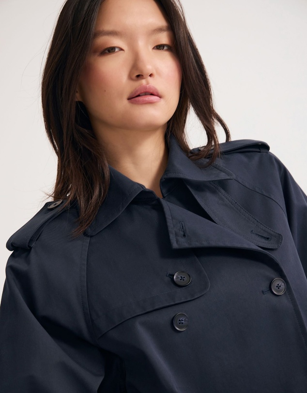 Oxford - Annalise Crop Trench Jacket