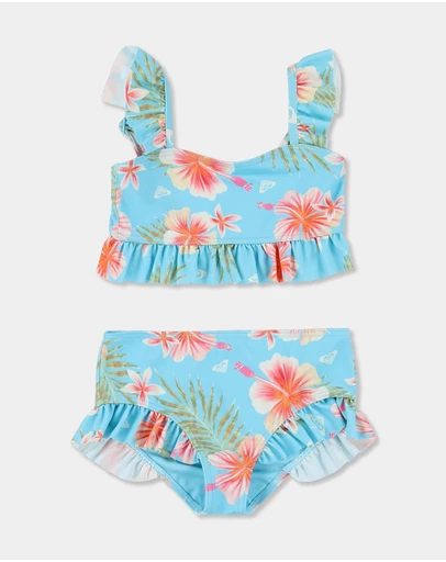 Roxy - Girls 2 to 7 Hawayiha Crop Top Two Piece