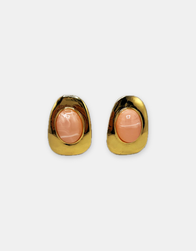 Izoa - Isadora Statement Stud Earrings Pink