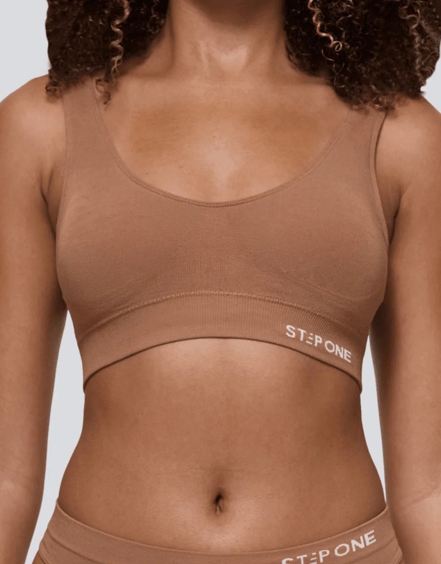 STEP ONE - Women's SmoothFit Padded Bra - Tan