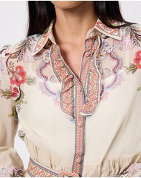 Mossée - Loia Printed Sheer Dress