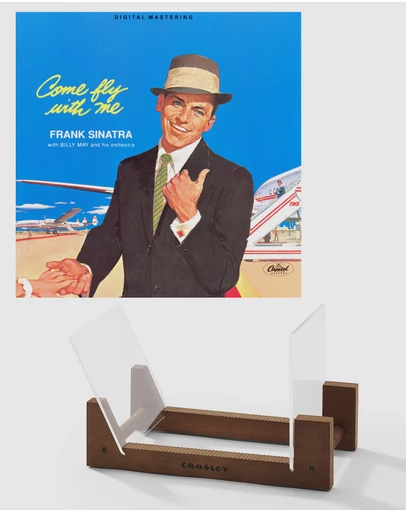 Universal Music - Frank Sinatra - Come Fly With Me - Vinyl Album & Crosley Record Storage Display Stand