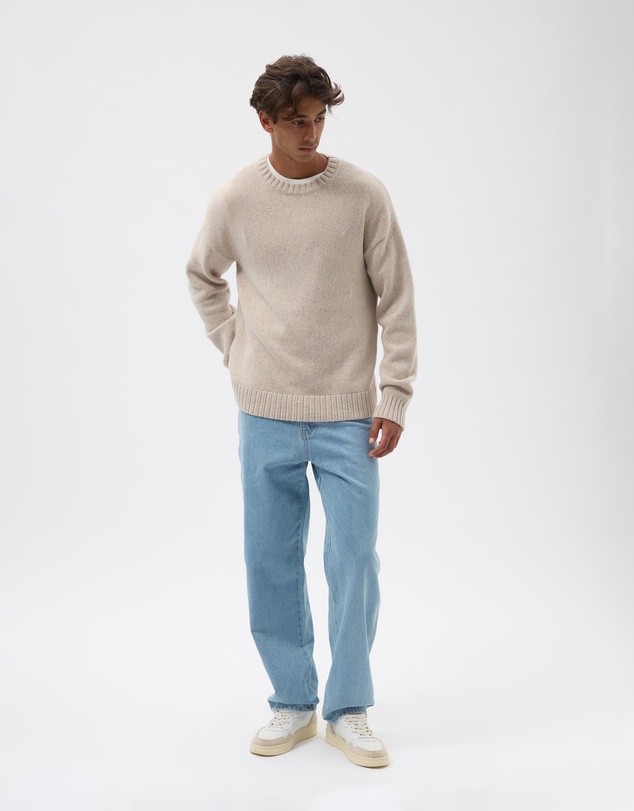 AERE - Merino Wool Chunky Crew Neck Sweater