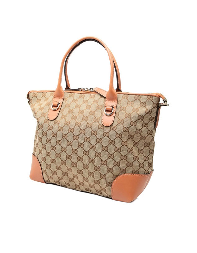 Gucci - Pre-Loved GG Canvas Heart Bit Satchel
