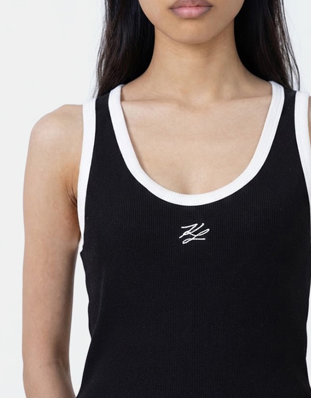 Karl Lagerfeld - Autograph Logo Tank Top