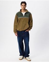 Rhythm - Alder Half Zip Pullover