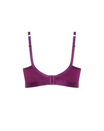 City Chic - Onyx Longline Contour Bra - Purple Iris