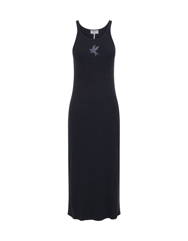 ONE TEASPOON - Washed Black One Teaspoon Rib Singlet Dress