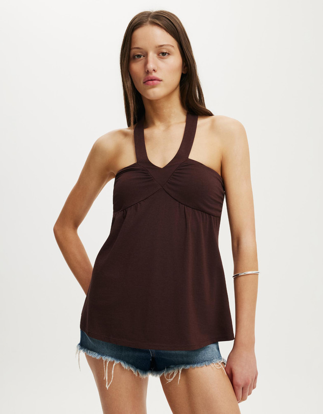 Cotton On - Reece Babydoll Halter Top