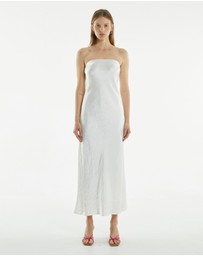 Third Form - Crush Bias Strapless Dress