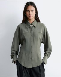 & Other Stories - Balloon-Sleeved Tapered Shirt