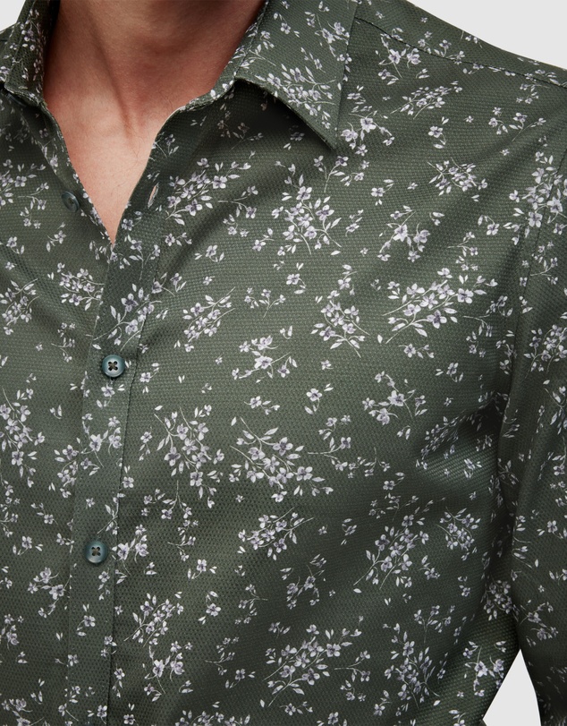 Politix - Bouquet Print Long Sleeve Shirt