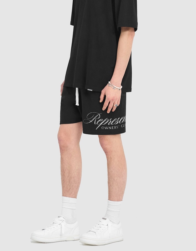 Represent - Owners Club Script Mesh Shorts