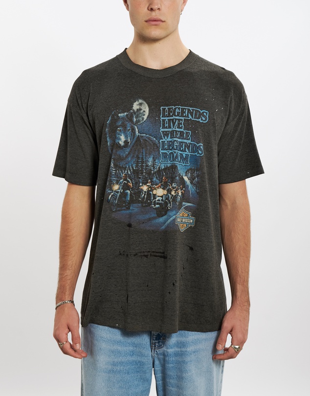 Vintage by The Real Deal - Pre Loved - 90s Harley Davidson 'Legends' Tee