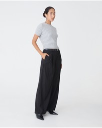 Forcast - Anita Short Sleeve Cable Knit