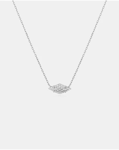 Ania Haie - Ania Haie Silver Pave Sparkle Necklace