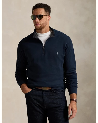 Polo Ralph Lauren - ICONIC EXCLUSIVE - Big & Tall Plus Tech Knit Quarter Zip