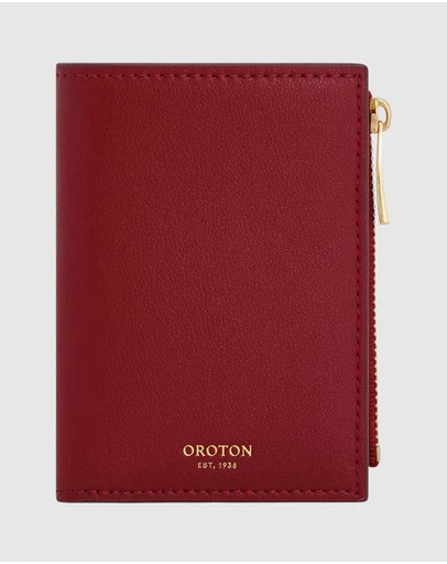 Oroton - Cecile 10CC Mini Zip Wallet Smooth