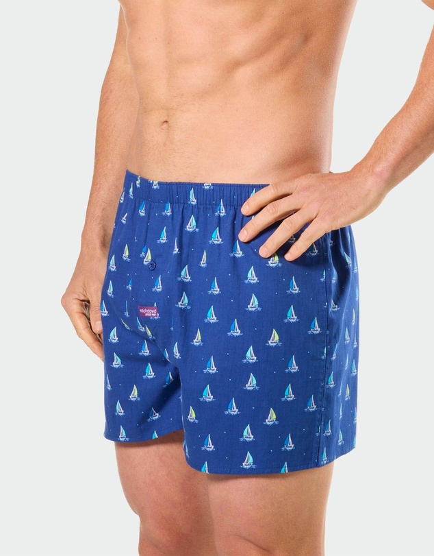 Mitch Dowd - Mitchdowd Mens Woven Boxer Shorts 5 Pack Beach Print