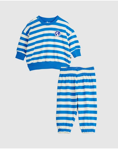 Mini Rodini - Earth Yardage Stripe Set - Babies