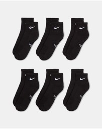 Nike - 6-Pack Cushioned Ankle Socks - Teens