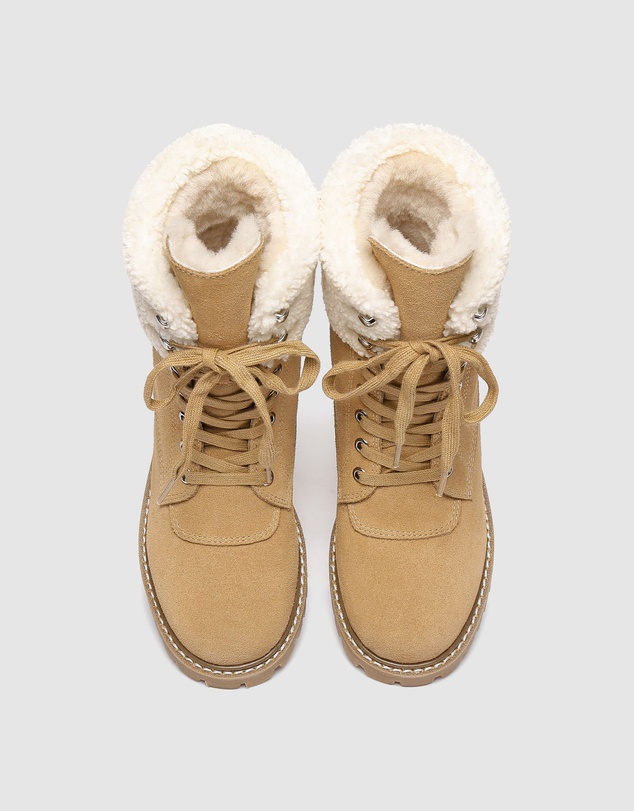 EVERAU - Australian Shepherd Ugg Mina Cow Suede Upper Martens