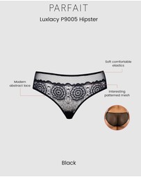 Parfait - Luxlacy Sheer Mesh & Lace Hipster Brief