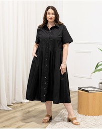 Love Your Wardrobe - Adella Box Pleat Dress