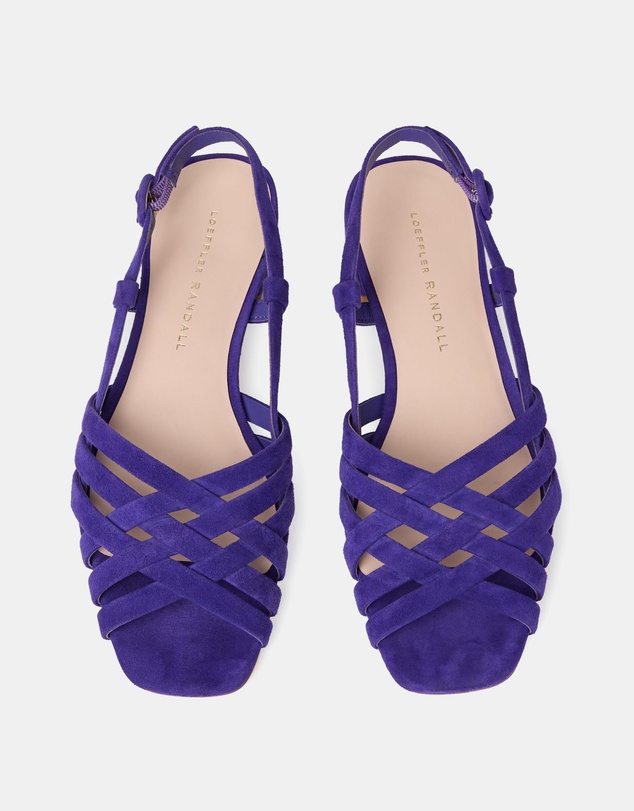 Loeffler Randall - Shelly Lattice Slingback Sandals