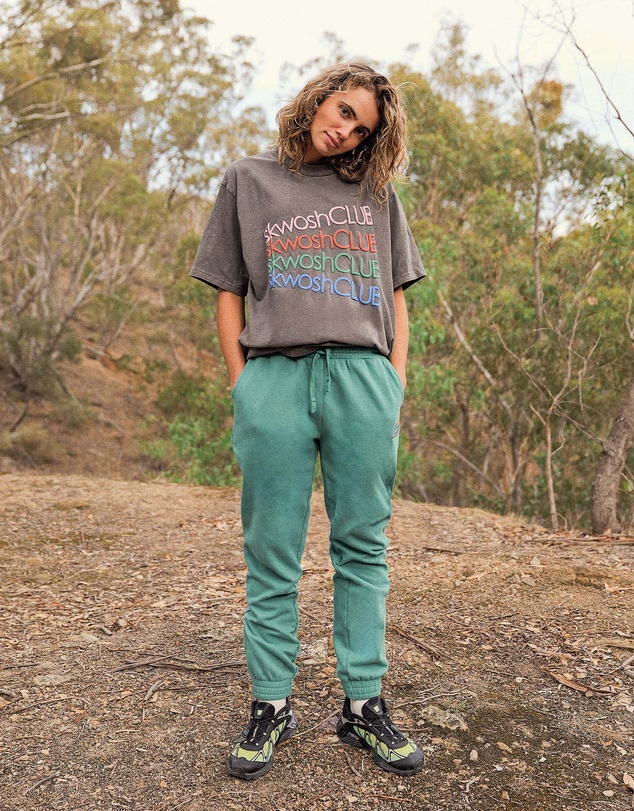 Skwosh - Quatro Regular Tee In Carbon