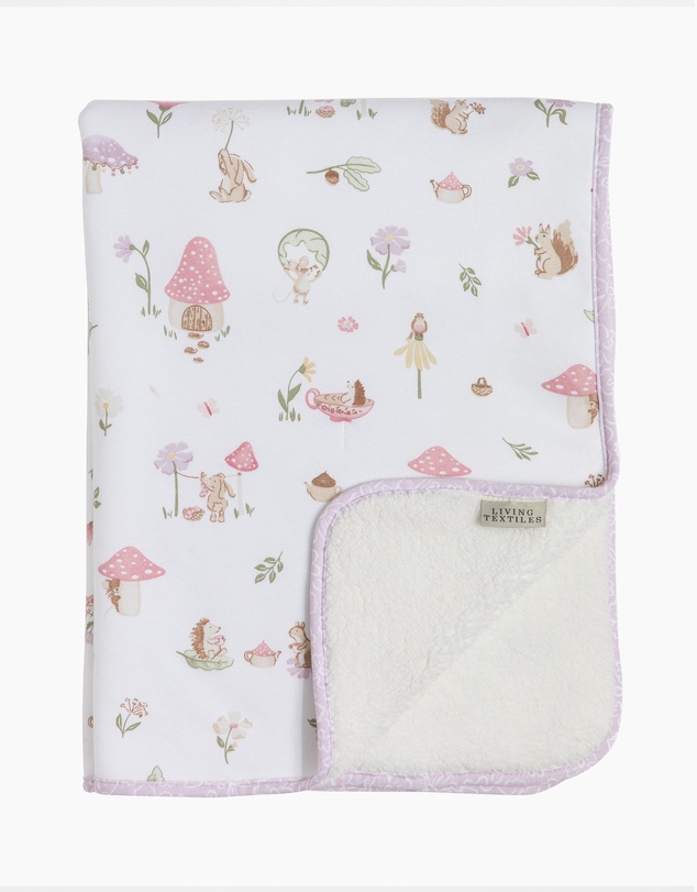 Living Textiles - Sherpa Blanket - Whimsical Wonderland