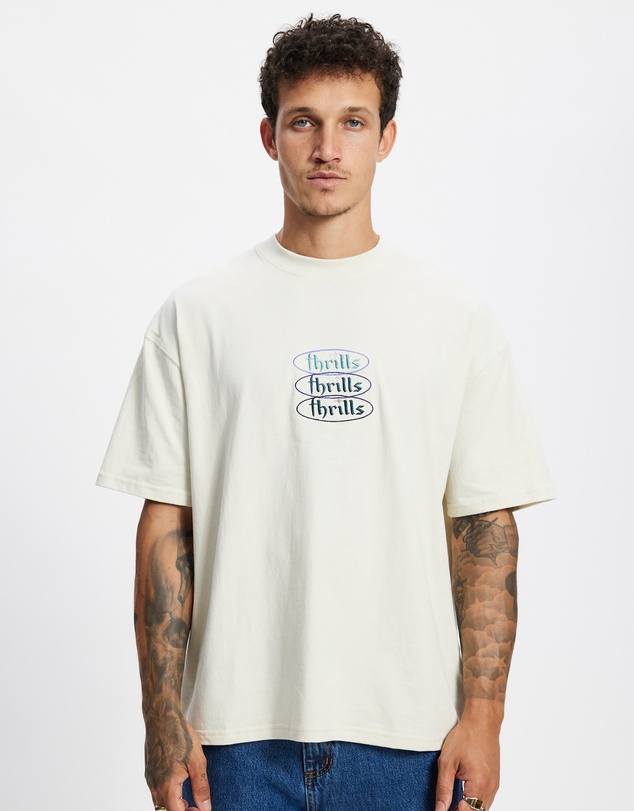 Thrills - Crystal Clear Box Fit Oversize Tee