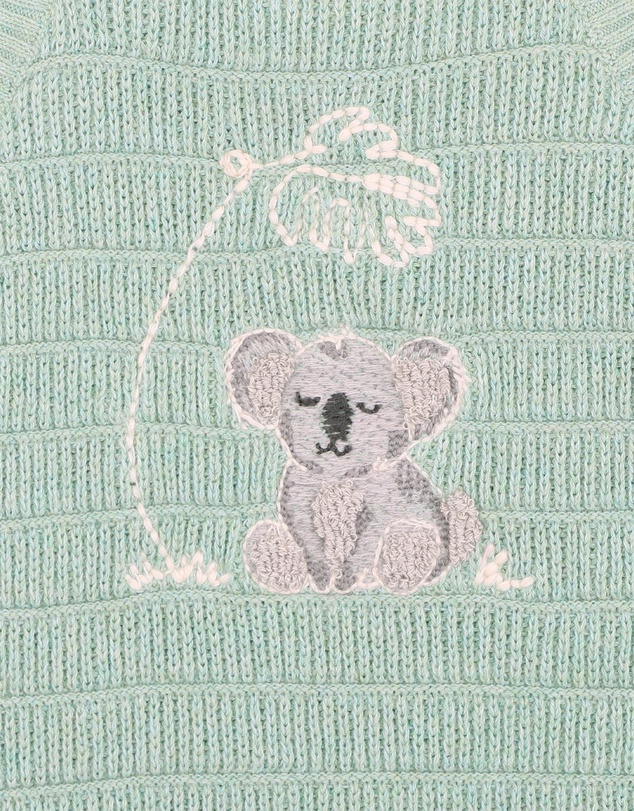 Bebe by Minihaha - Ivan Organic Knitted Koala Bodysuit - Babies