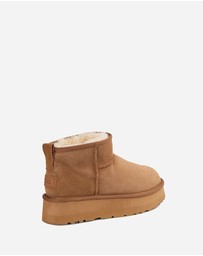 Ozwear Connection Uggs - Ugg Classic Platform Ultra Mini Boots (Water Resistant)