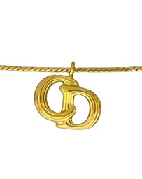 Pre-Loved by Azura Reborn - Pre-Loved Gold Plated CD Logo Pendant Necklace
