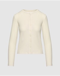 Hunkemoller - Long Sleeve Brushed Rib Jersey Cardigan
