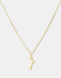 Michael Hill - I Initial Pendant in 10kt Yellow Gold