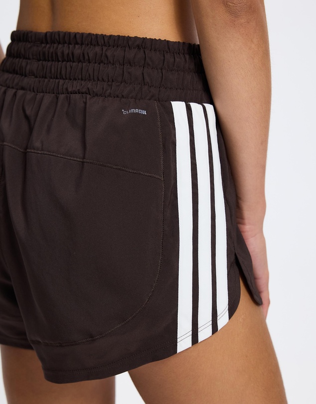 adidas Performance - Pacer Workout Woven High Rise 3 Inch Shorts