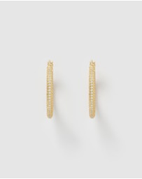 Izoa - Alexa Hoop Earrings