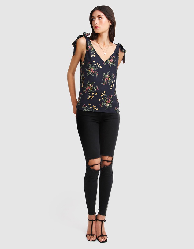 Belle & Bloom - Feel For You V-Neck Top